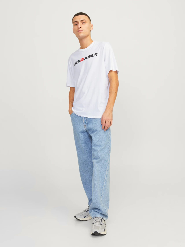 Resim Jack & Jones Jjecorp Logo Tee Ss Crew Neck Noos Erkek T-Shirt 12137126