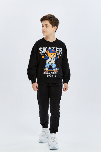 Resim Yenikoza Erkek Çocuk Sweat Takım