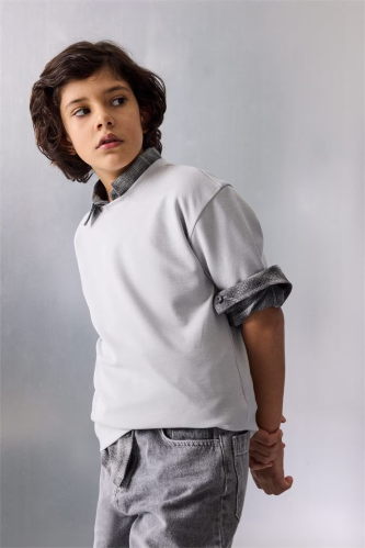 Resim Defacto Erkek Çocuk T-shirt G6705A8/GR297