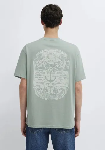 Resim Mavi Erkek T-shirt M0613289-70113