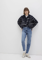 Resim Mavi Cindy Mid Kadın Jean Pantolon M100277-90993