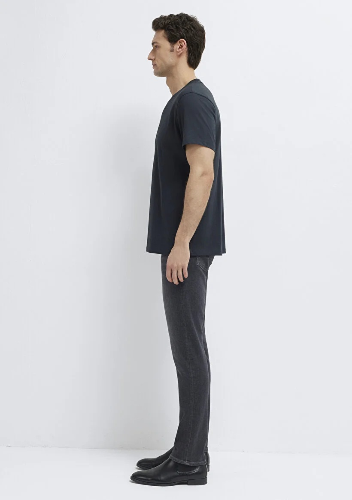 Resim Mavi Erkek T-shirt M0613270-71379