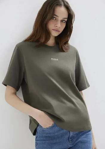 Resim Mavi Kadın T-shirt M1612829-71553