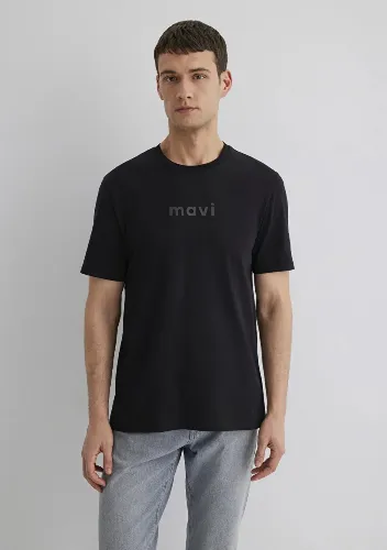 Resim Mavi Regular Erkek  T-shirt M0612732-900