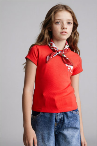 Resim Defacto Kız Çocuk T-shirt G1781A8/RD227