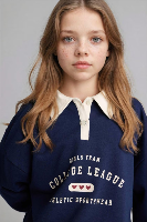 Resim Defacto Kız Çocuk Sweat E6841A8/NV248