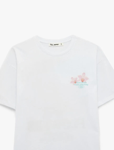 Resim Koton Kadın T-shirt 6SAL10050IK