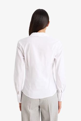 Resim Defacto Kadın Uzun Kol Gömlek I5278AZ/WT36