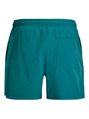 Resim Jack & Jones Jpstmauı Wave Logo Swım Shorts Reg Sn Erkek Deniz Şortu 12291391