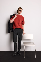 Resim Defacto Erkek T-shirt F9856AX/BR91