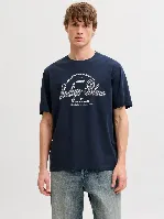 Resim Jack & Jones Jjedenver Graphıc Tee Ss O-Neck Sn Erkek T-shırt 12291213