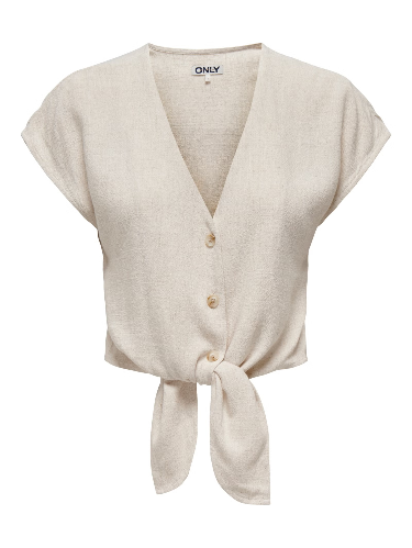 Resim Only Onlsıesta Ss Knot Lın Bl Shırt Pnt Noos Kadın Gömlek 15322270