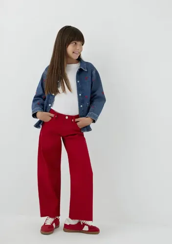 Resim Mavi Kız Çocuk Jean Pantolon M7010036-89488