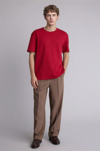 Resim Defacto Erkek T-shirt F9675AX/BR466