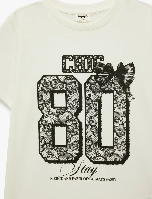Resim Koton Kız Çocuk T-shirt 6SKG10313AK