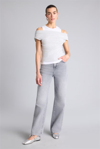 Resim Defacto Kadın T-shirt G9546AX/GR210