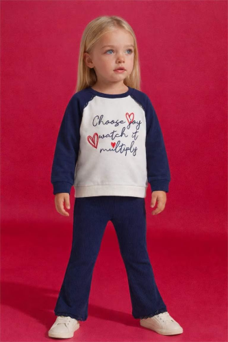 Resim Defacto Kız Bebek Eşofman Takım G7432A5/NV42