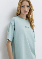 Resim Mavi Kadın T-shirt M1613884-71456