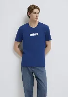 Resim Mavi Erkek T-Shirt M067153-70722