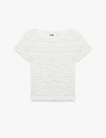 Resim Koton Kadın T-shirt 6SAK50355EK