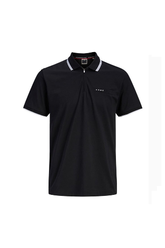 Resim Jack & Jones Jcofusıon Brandıng Polo Zıp Ss Sn Erkek T-Shirt 12289953