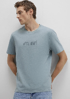 Resim Mavi Erkek T-shirt M0612936-70118