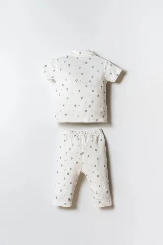 Resim U.S. Polo Assn Bebek Erkek Bebek Pijama Takım USB2852
