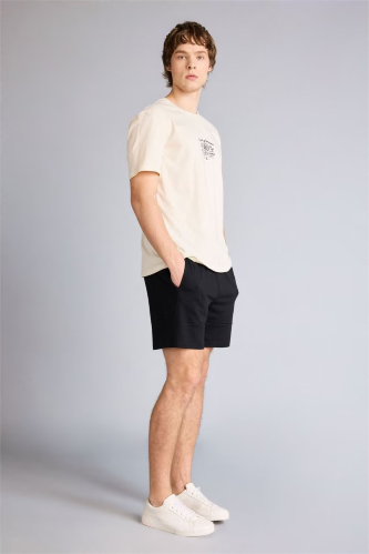 Resim Defacto Erkek Penye Şort B8674AX/BK81