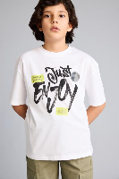 Resim Defacto Erkek Çocuk T-shirt G9728A8/WT34