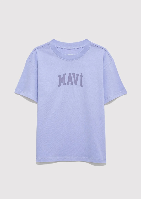 Resim Mavi Kız Çocuk T-shirt M7610467-70545