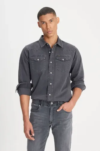 Resim Lee Denim Uzun Kol Erkek Gömlek L241513003(ML241513003)