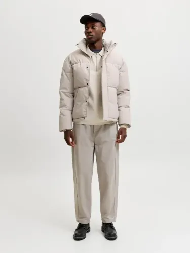 Resim Jack & Jones Jjesoho Puffer Collar Aw26 Sn Erkek Ceket 12298861