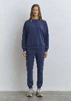 Resim Mavi Oversize Kadın Sweat M168837-70491