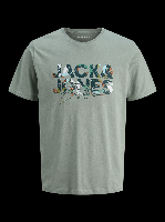 Resim Jack & Jones Jjgeplas Tee Ss Crew Neck Ln Erkek T-shirt 12278523