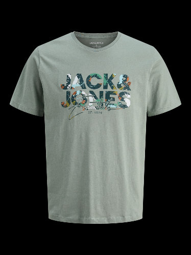 Resim Jack & Jones Jjgeplas Tee Ss Crew Neck Ln Erkek T-shirt 12278523