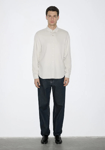 Resim Mavi Erkek Uzun Kol Gömlek M0210818-70134