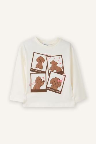 Resim Defacto Kız Bebek T-shirt G9385A5/ER99