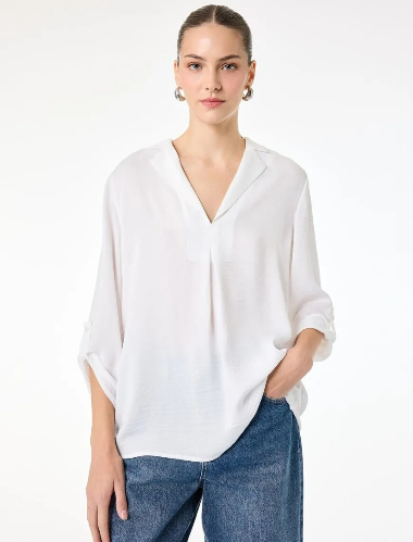 Resim Koton Kadın Bluz 6SAK60054PW