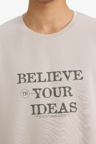 Resim Defacto Erkek T-shirt F9683AX/BG766