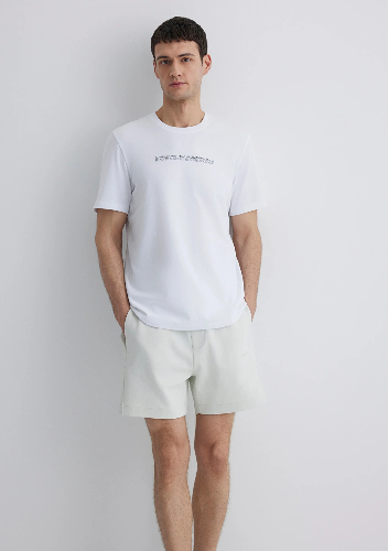 Resim Mavi Erkek T-shirt M0612647-620