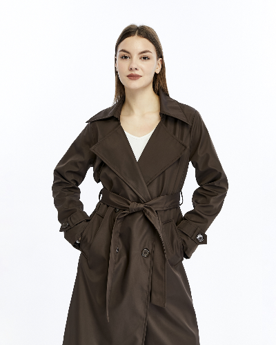 Resim Yenikoza Kadın Pardesü / Trençkot