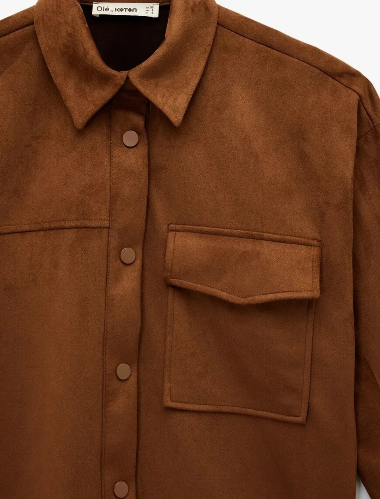 Resim Koton Kadın Gömlek 6WAL60010IW