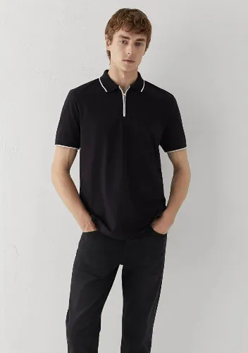 Resim Mavi Erkek T-shirt M0613367-900