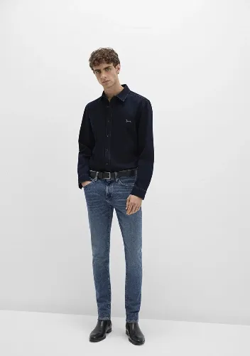 Resim Mavi Erkek Jean Pantolon M001070-90983