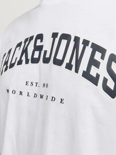 Resim Jack & Jones Jjecaleb Varsıty Tee Ss O-Neck Noos Erkek T-Shirt 12257579
