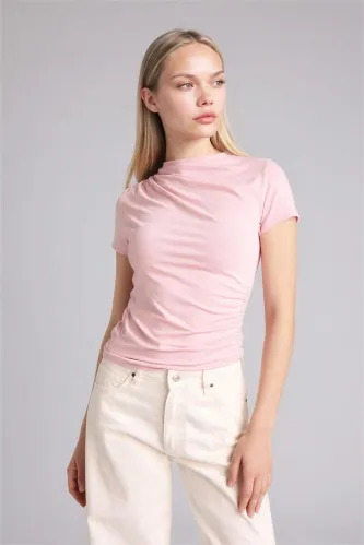 Resim Defacto Kadın T-shirt E7016AX/PN186