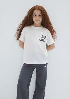 Resim Mavi Kız Çocuk T-shirt M7610413-70057