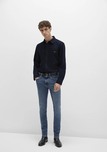 Resim Mavi Erkek Jean Pantolon M001070-90983