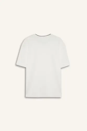 Resim Defacto Erkek T-shirt G7059AX/WT32