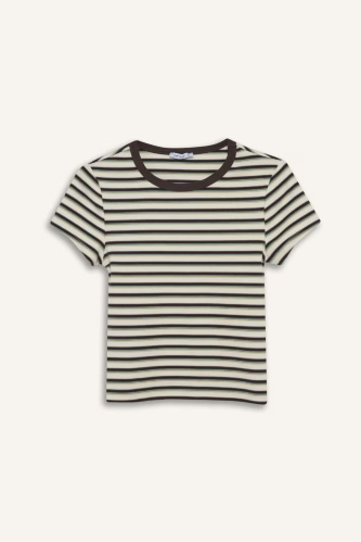 Resim Defacto Kadın T-shirt G2231AX/WT32